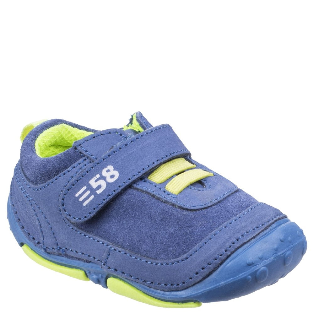 BOYS SUMMER Blue Hush Puppies Harry Touch Fastening Trainer