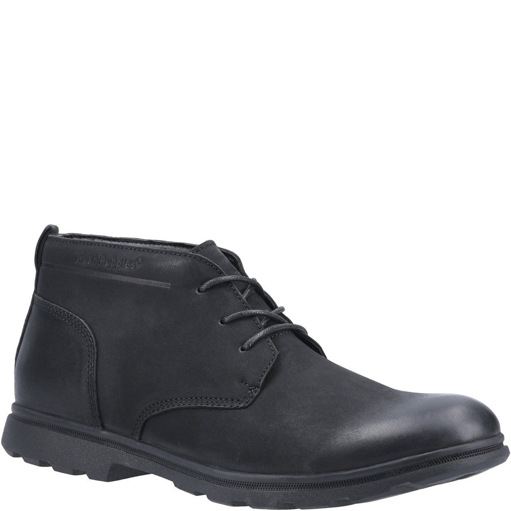 Mens black leather chukka boots uk best sale