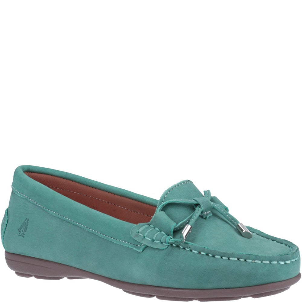 Slip On Ladies Shoes Teal Hush Puppies Maggie Toggle Shoe