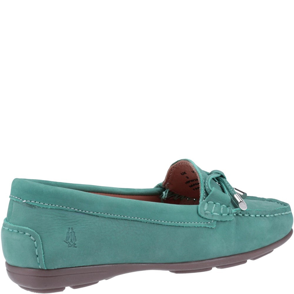 Slip On Ladies Shoes Teal Hush Puppies Maggie Toggle Shoe