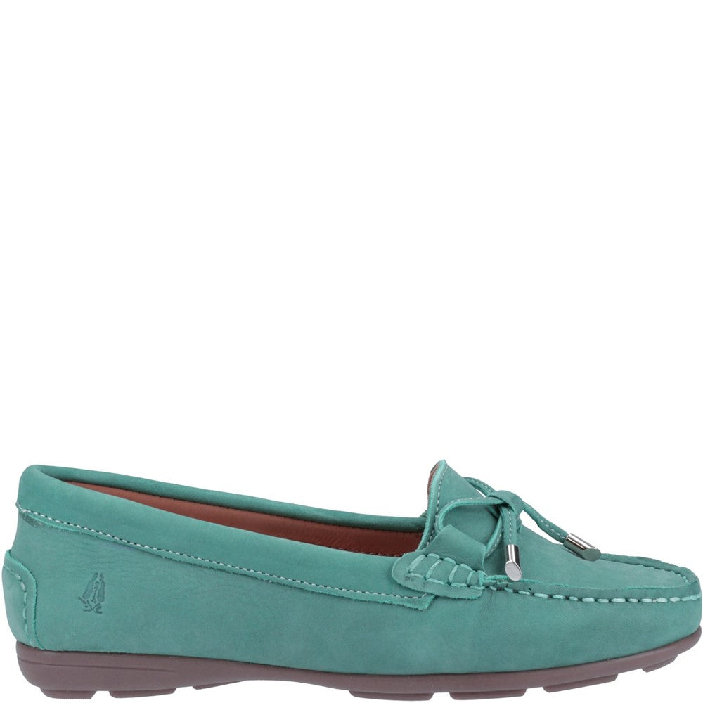 Slip On Ladies Shoes Teal Hush Puppies Maggie Toggle Shoe