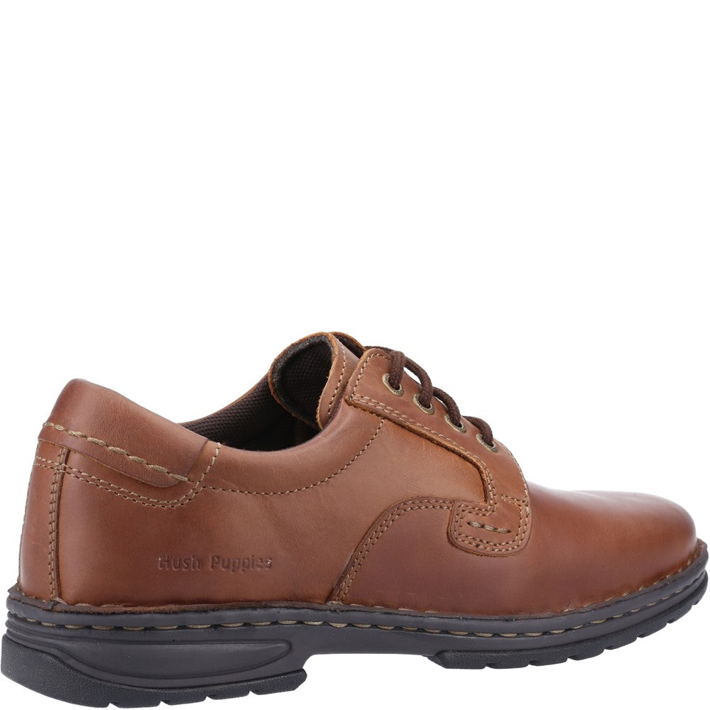 Mens Classic Lace Shoes Brown Hush Puppies Outlaw II Shoe