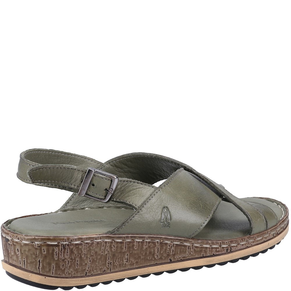 Womens Hush Puppies Olive Elena Cross Over Wedge Sandal Hush Puppies UK