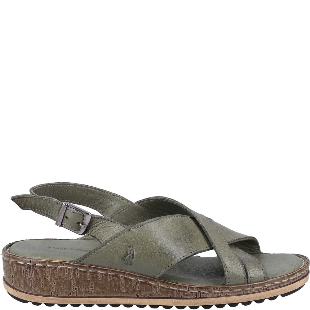 Olive green wedge sandals online