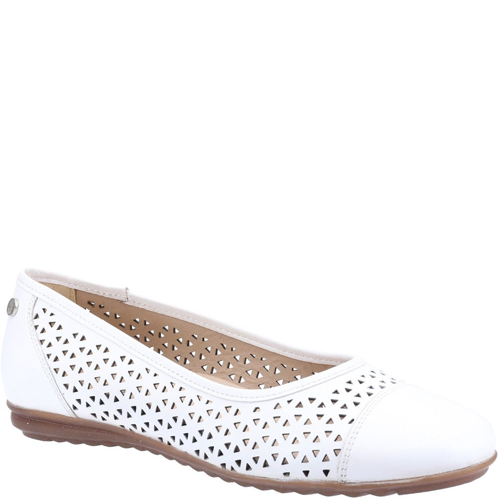 White Leah Slip On Shoes