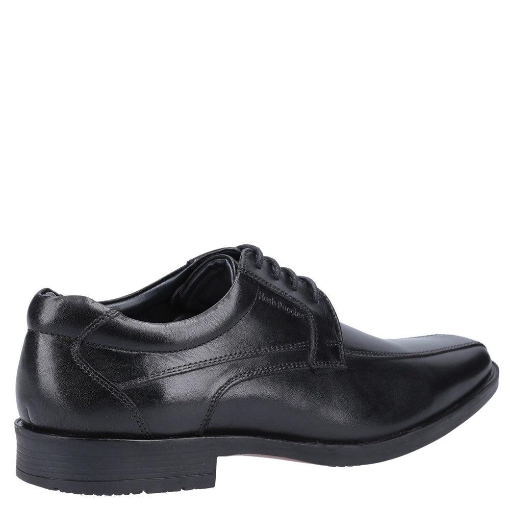 Mens Formal Lace Up Shoes Black Hush Puppies Brandon Shoe