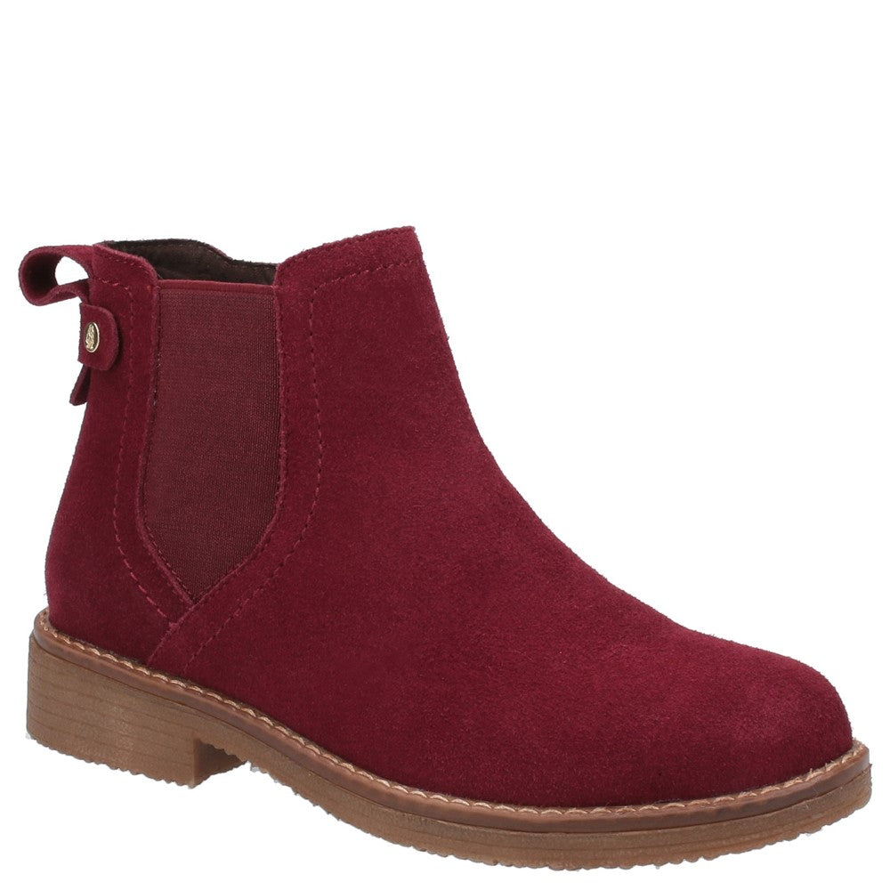 Ladies Ankle Boots Red Hush Puppies Maddy Ladies Ankle Boots