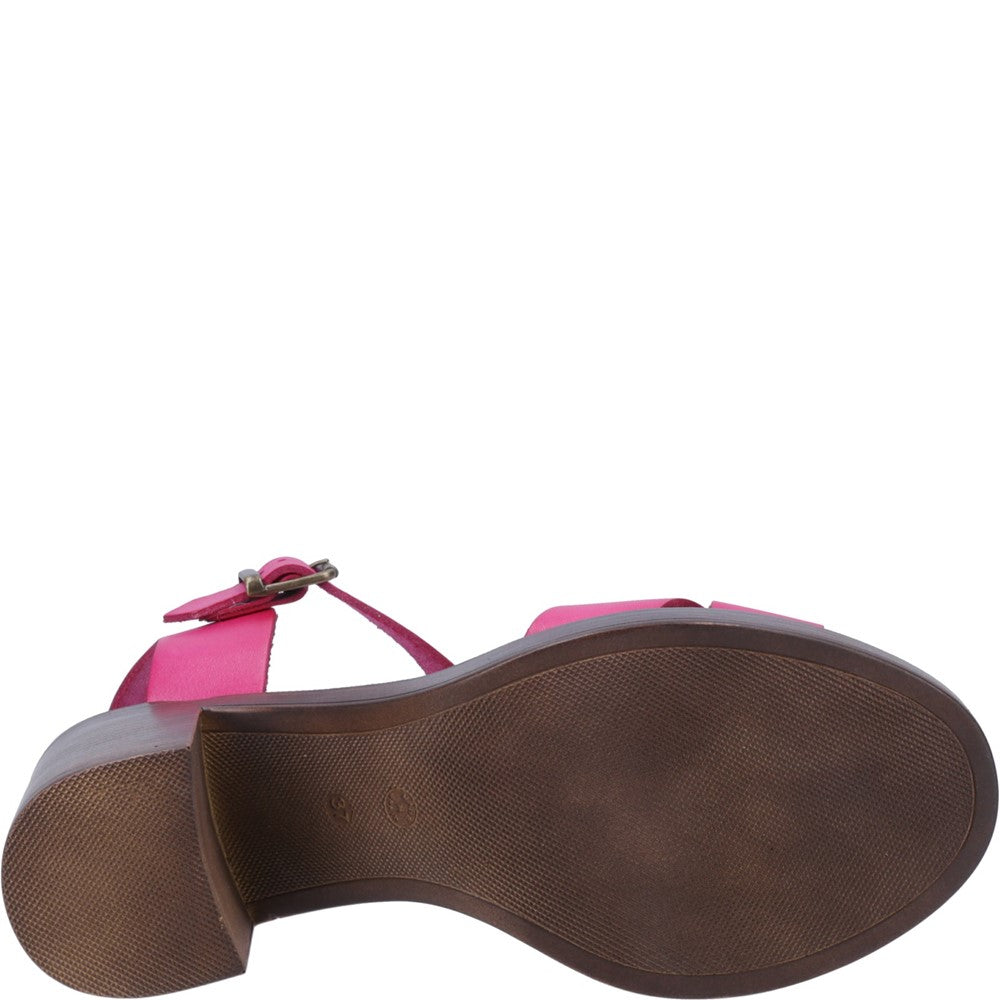 Womens Hush Puppies Pink Georgia Sandal Hush Puppies UK