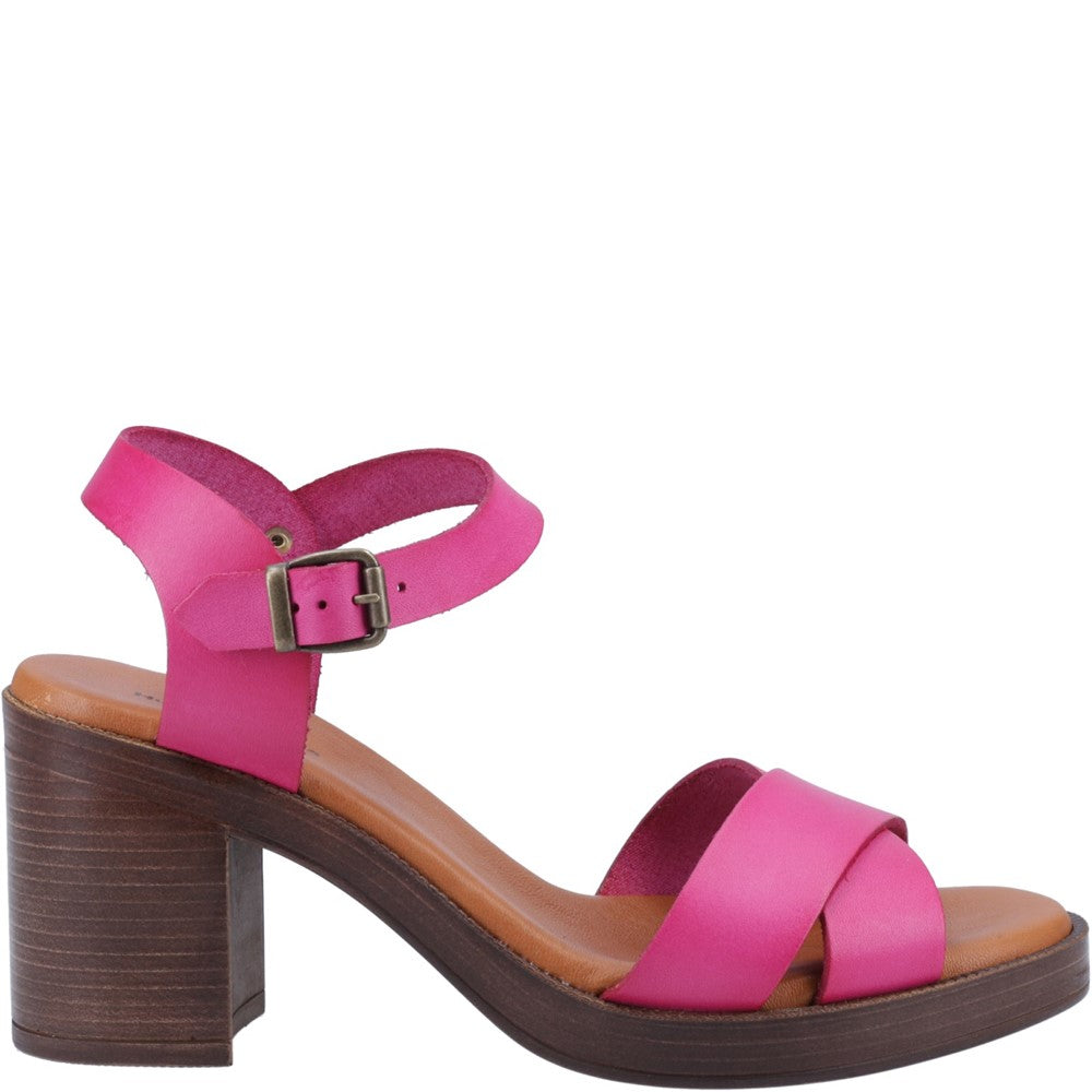 Womens Hush Puppies Pink Georgia Sandal Hush Puppies UK