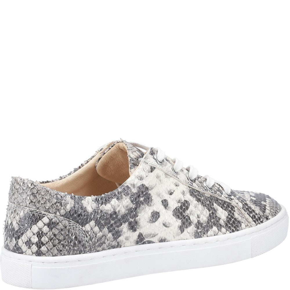 Ladies Sports Python Print Hush Puppies Tessa Sneaker