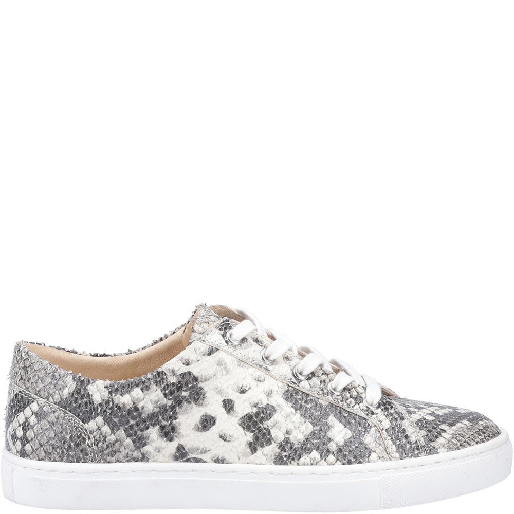 Ladies Sports Python Print Hush Puppies Tessa Sneaker