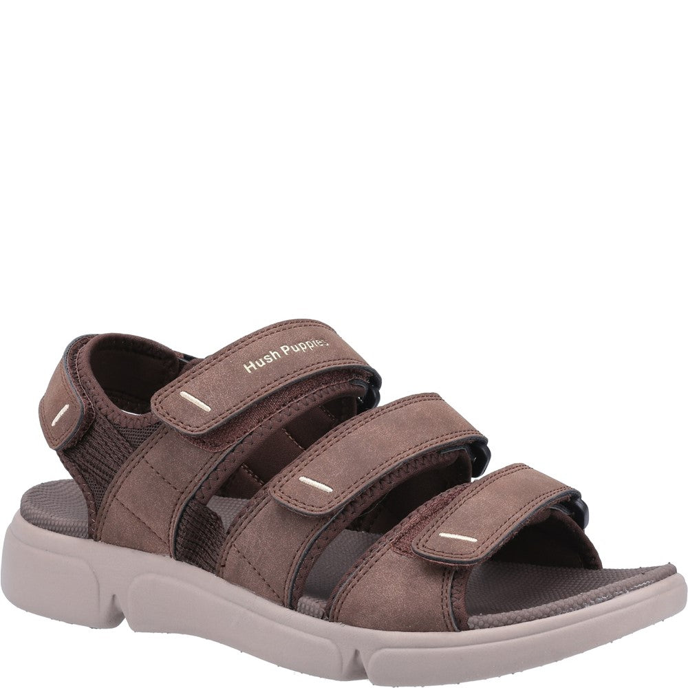 Sandal Mens Summer Brown Hush Puppies Raul Sandal