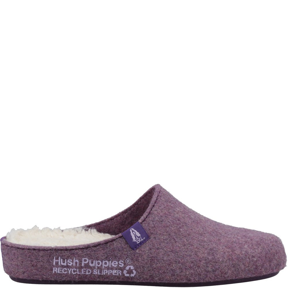 Classic Ladies Slippers Purple Hush Puppies The Good Slipper