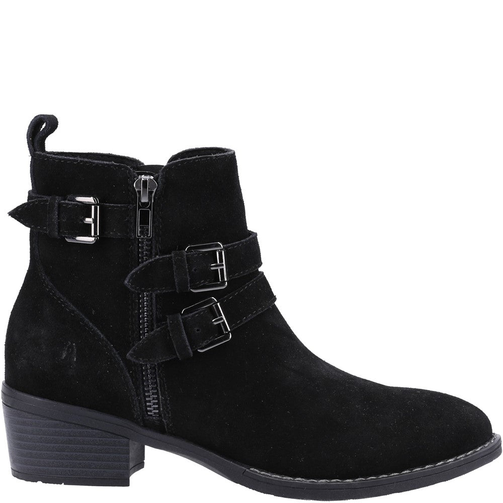 Ladies Ankle Boots Black Hush Puppies Jenna Ankle Boot