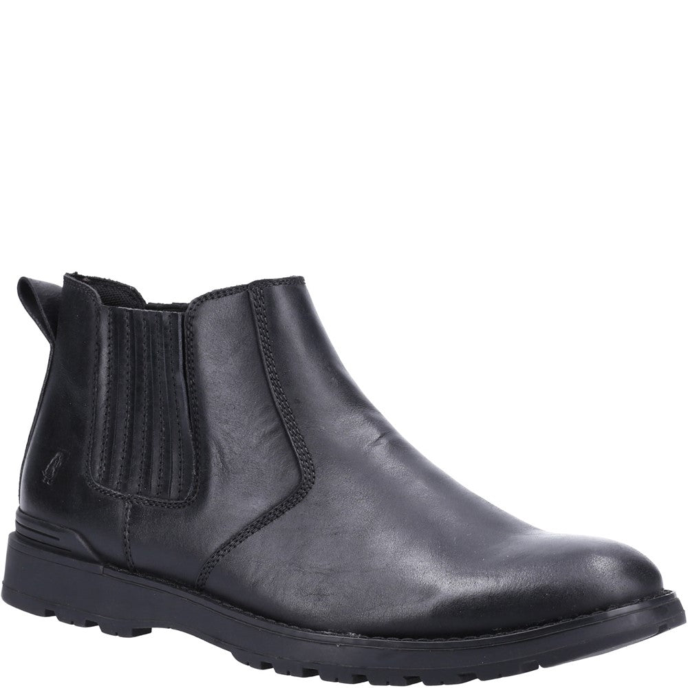 Mens Boots Black Hush Puppies Gary Chelsea Boot