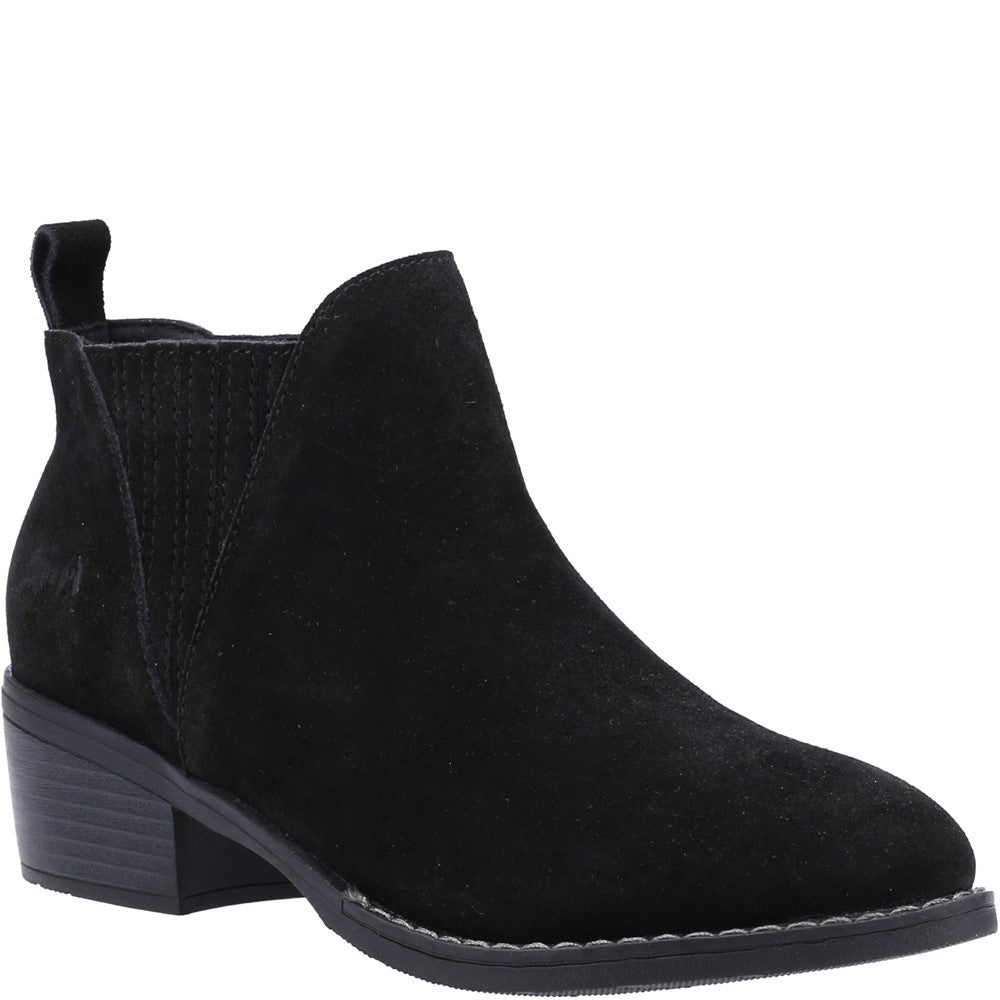 Ladies Ankle Boots Black Hush Puppies Isobel Ankle Boot