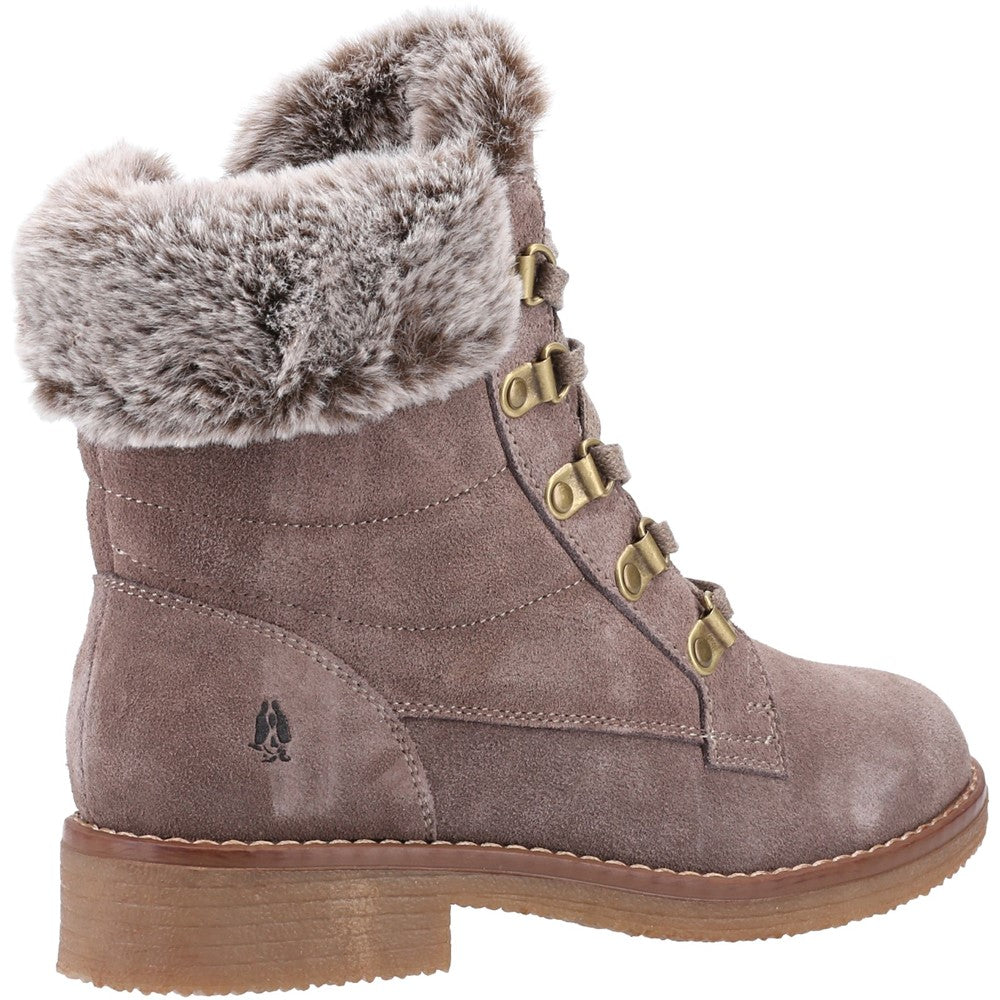 Ladies Ankle Boots Taupe Hush Puppies Florence Mid Boot
