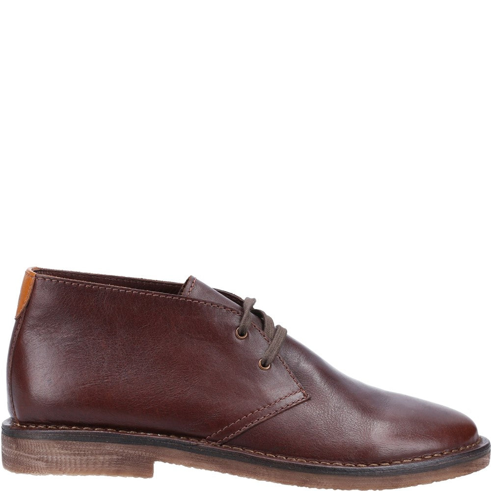 Brown Samuel Leather Chukka Boots