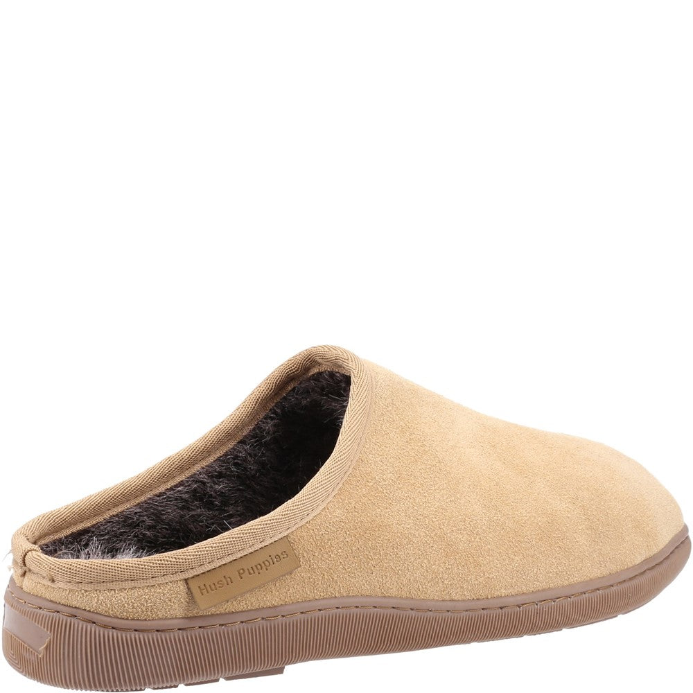 Mens Hush Puppies Tan Ashton Slipper Hush Puppies UK