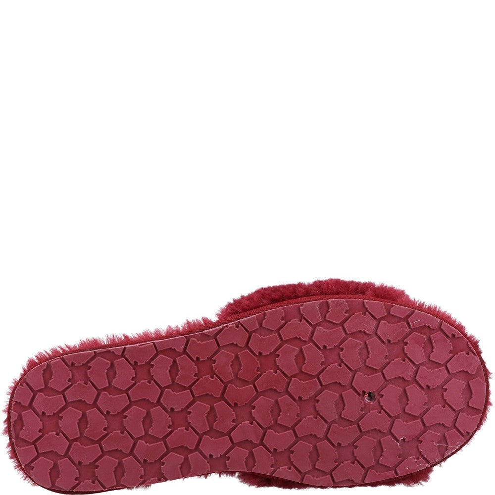 Classic Ladies Slippers Bordeaux Hush Puppies Prue Slipper