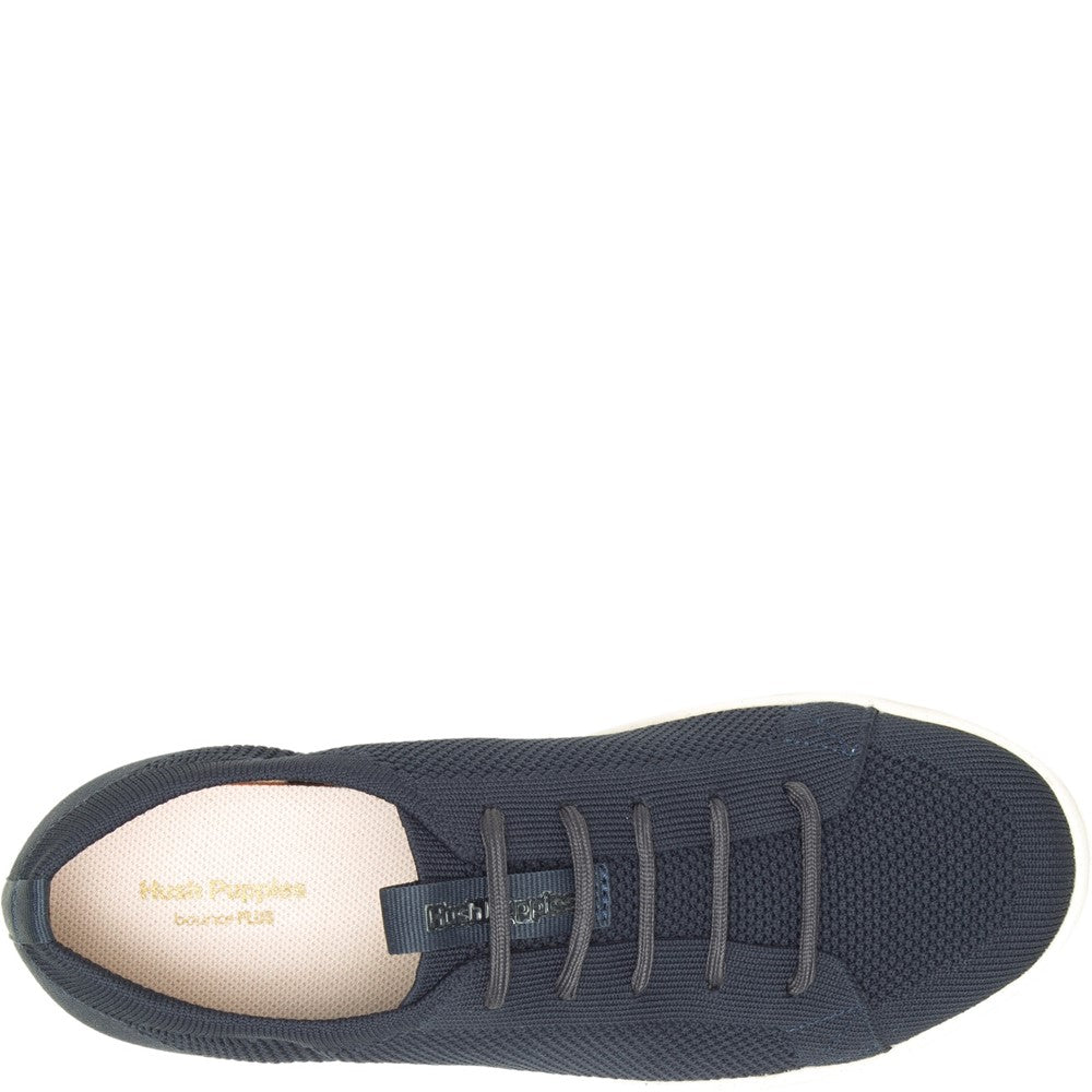 Mens Sports Navy Hush Puppies Good Sneaker