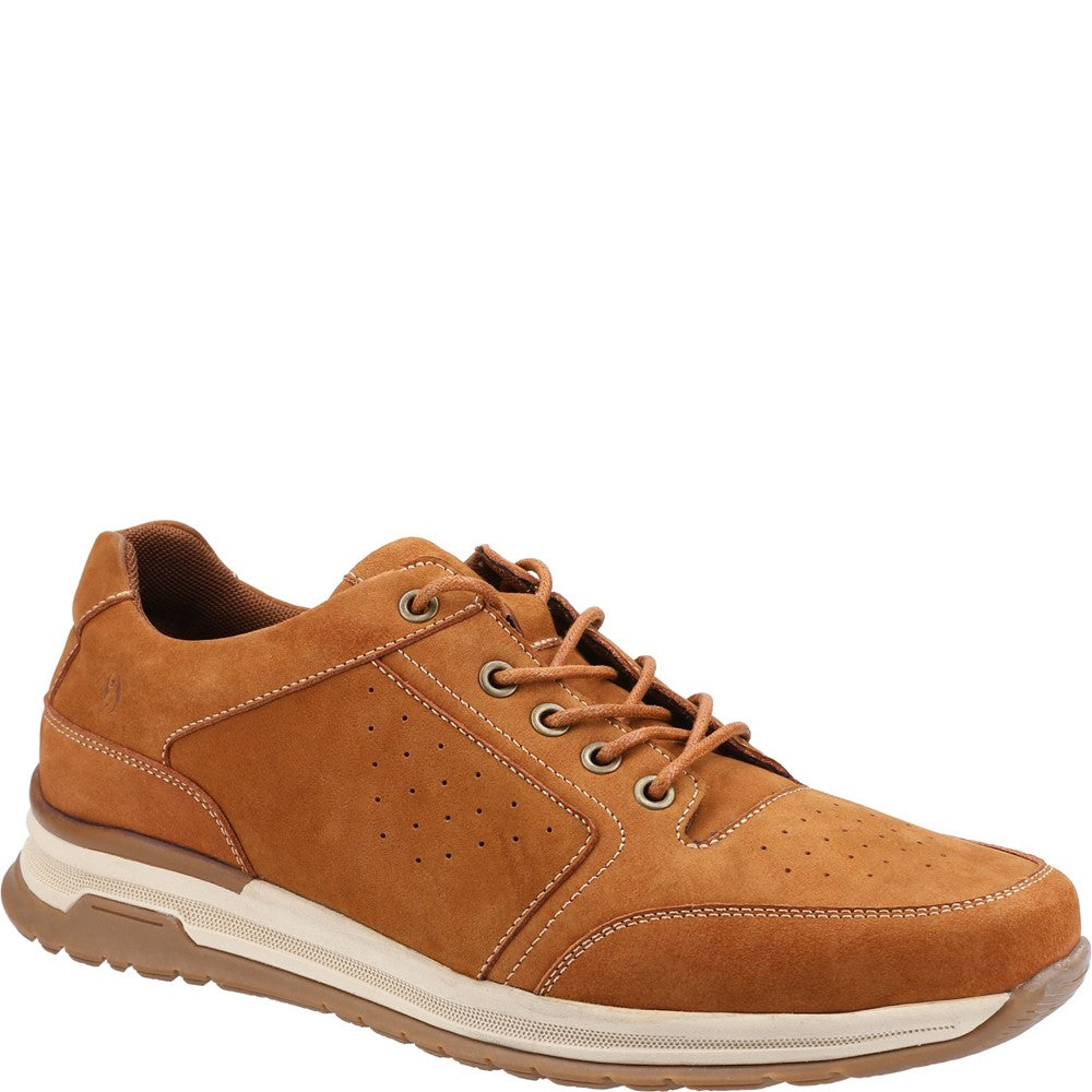 Mens Classic Lace Shoes Tan Hush Puppies Joseph Shoe