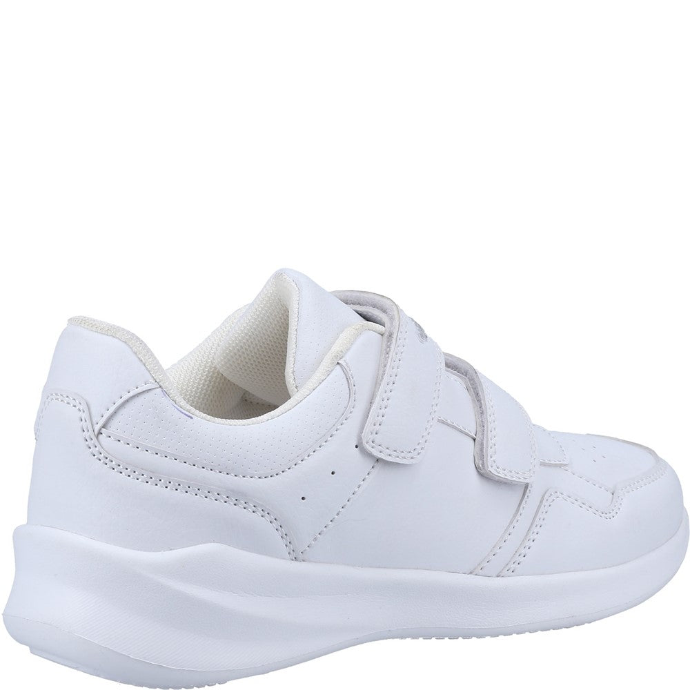 Unisex BTS White Hush Puppies Marling Easy Junior Shoes