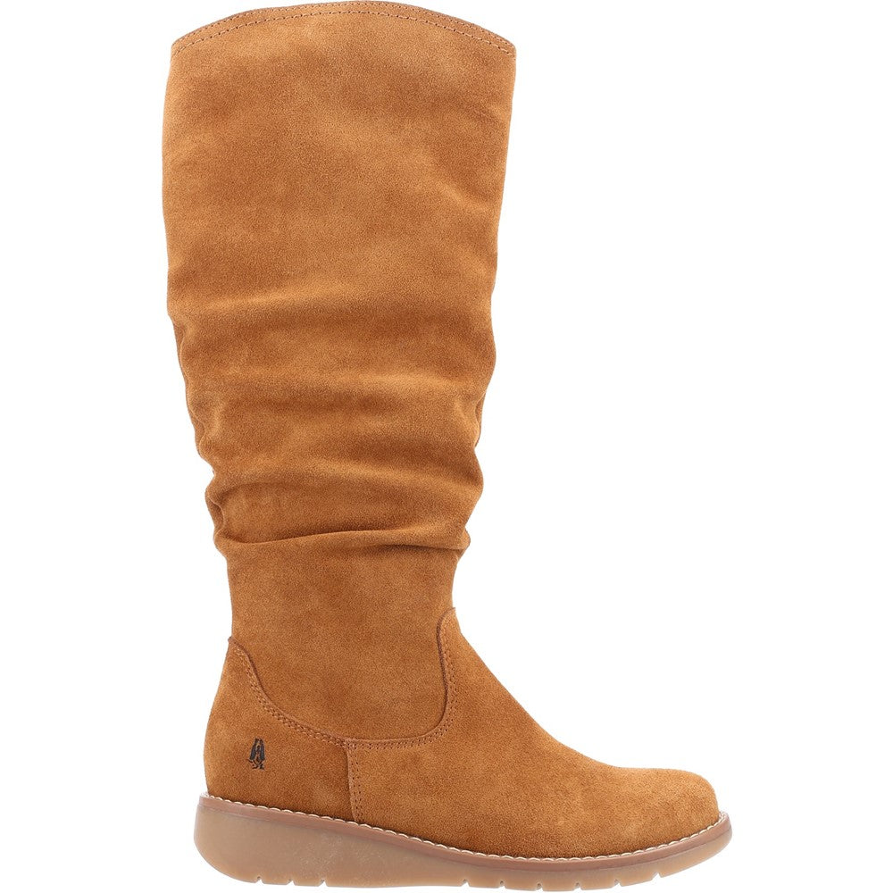 Ladies Long Boots Tan Hush Puppies Lucinda Boot