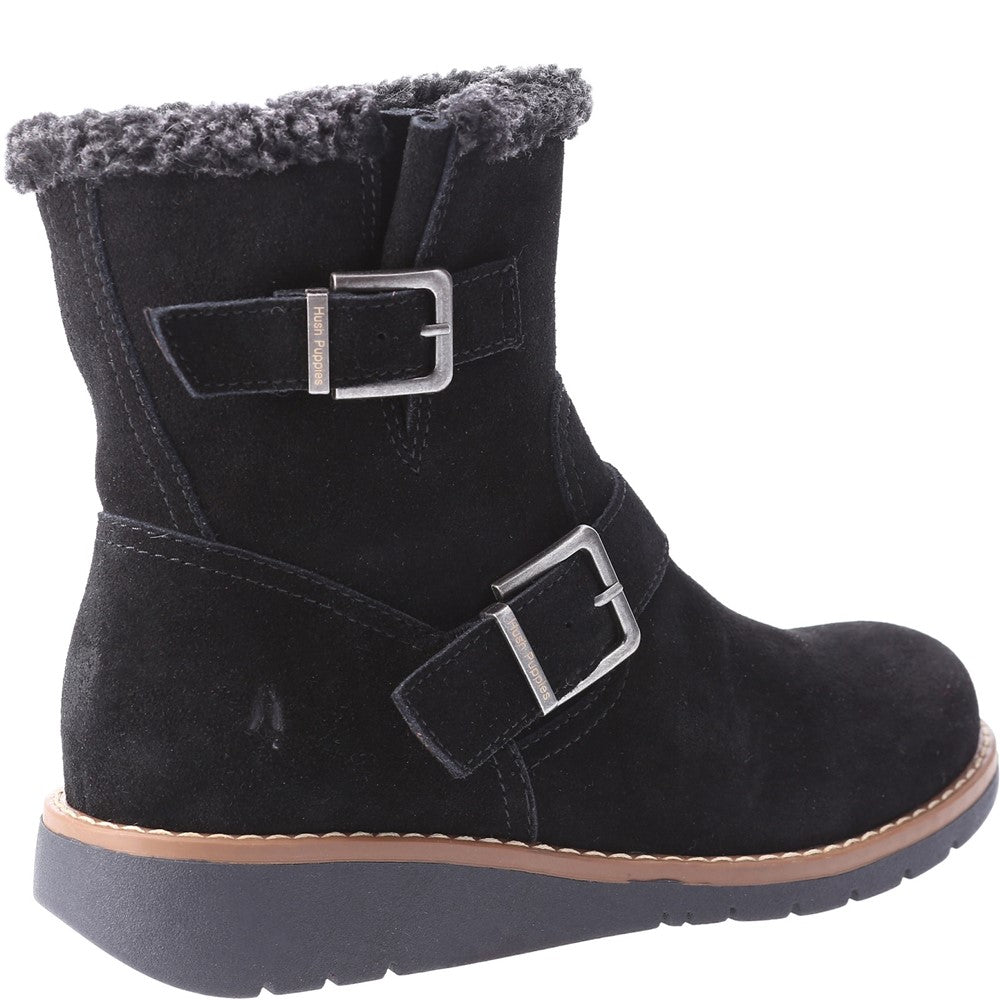 Ladies Ankle Boots Black Hush Puppies Lexie Boot