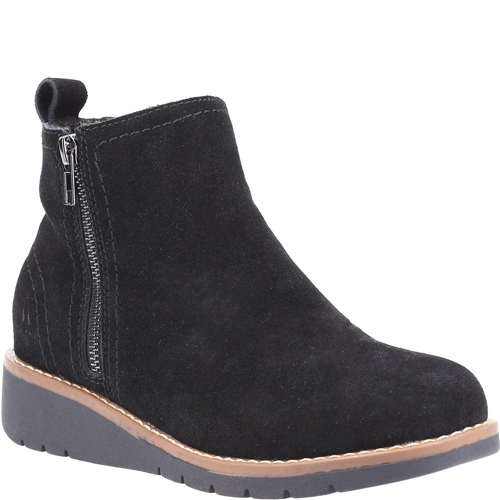 Ladies Ankle Boots Black Hush Puppies Libby Boot