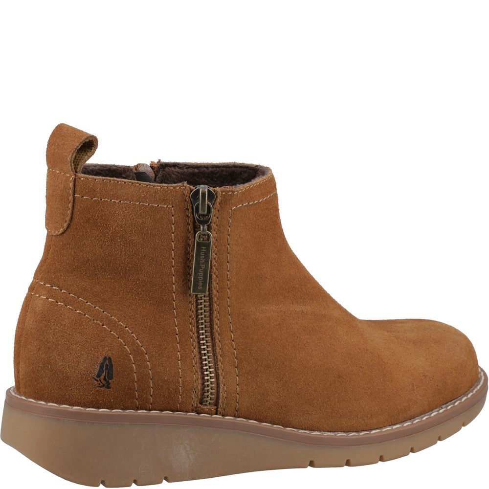 Ladies Ankle Boots Tan Hush Puppies Libby Boot