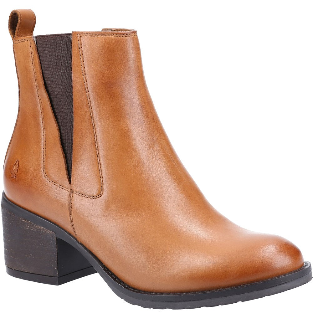 Ladies Ankle Boots Tan Hush Puppies Hermione Boot