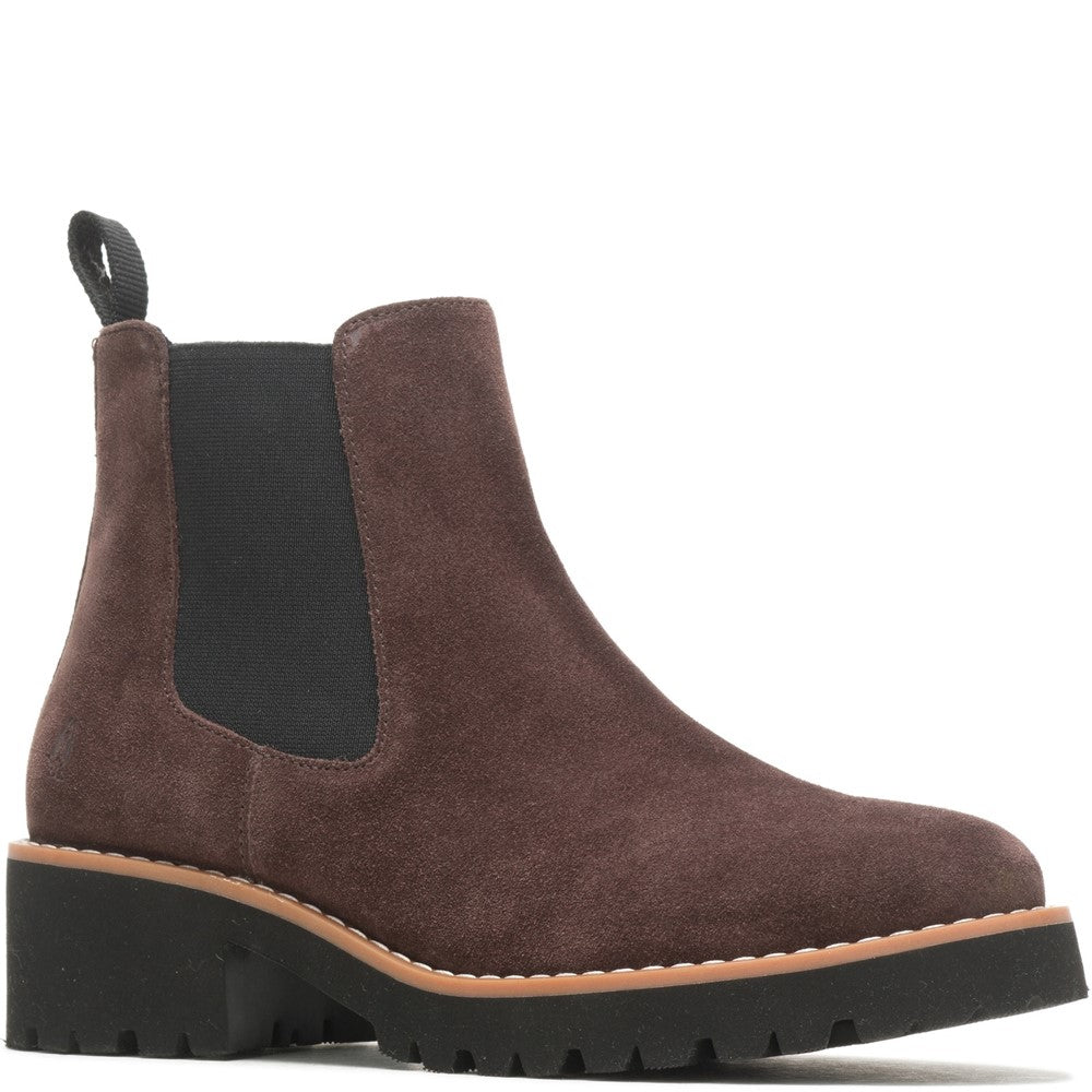 Ladies Ankle Boots Brown Hush Puppies Amelia Chelsea Boot