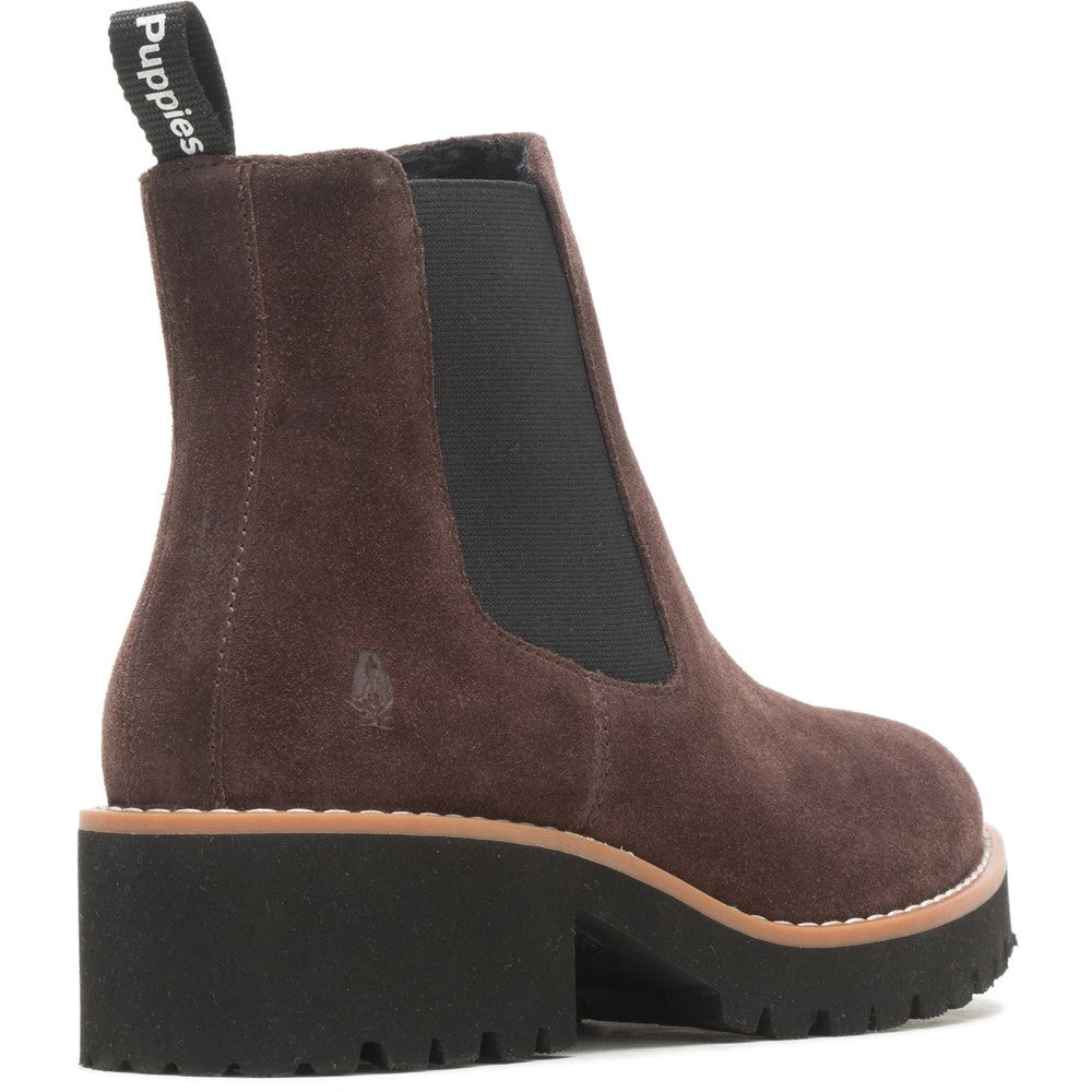 Ladies Ankle Boots Brown Hush Puppies Amelia Chelsea Boot