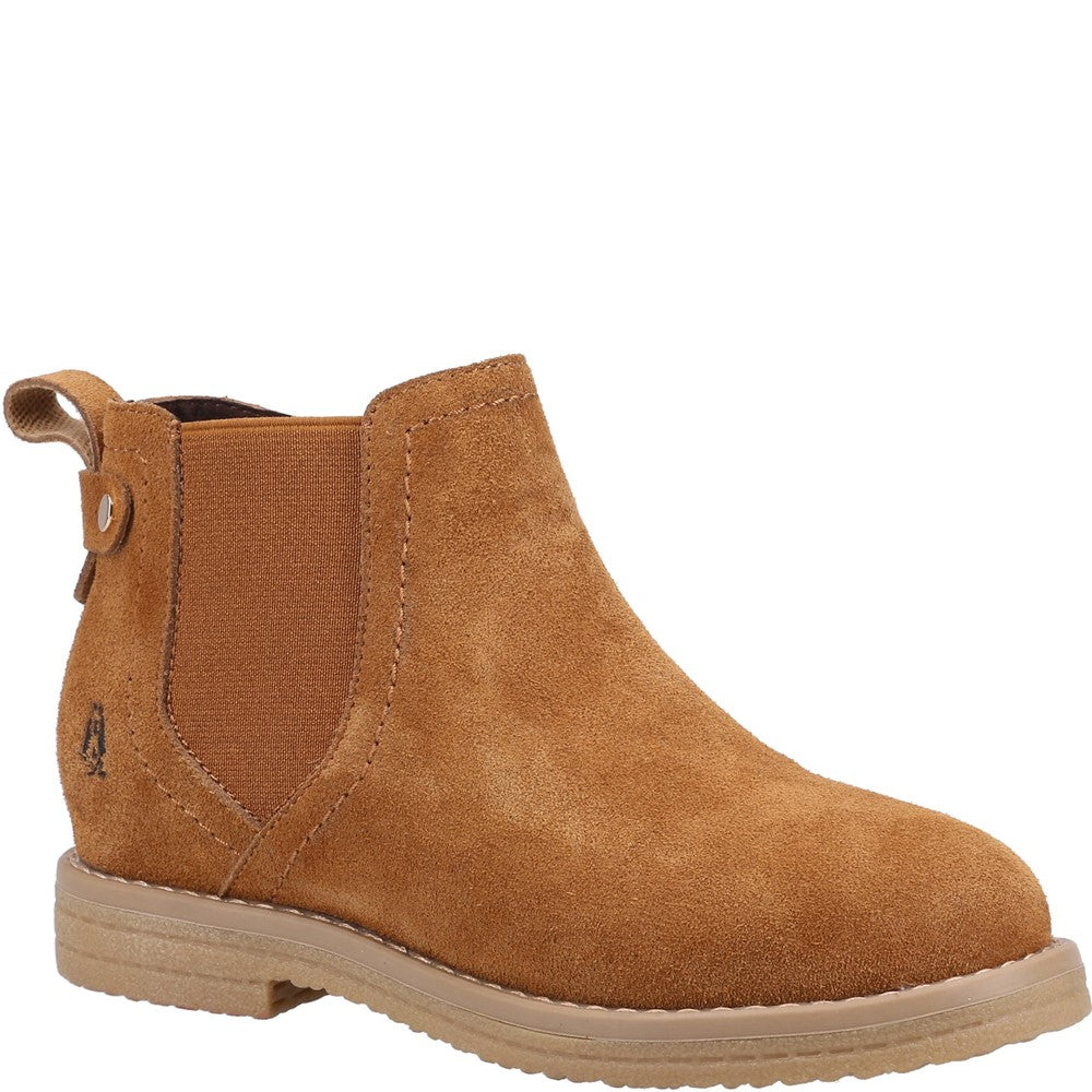 Girls Boots Tan Hush Puppies Mini Maddy Boot