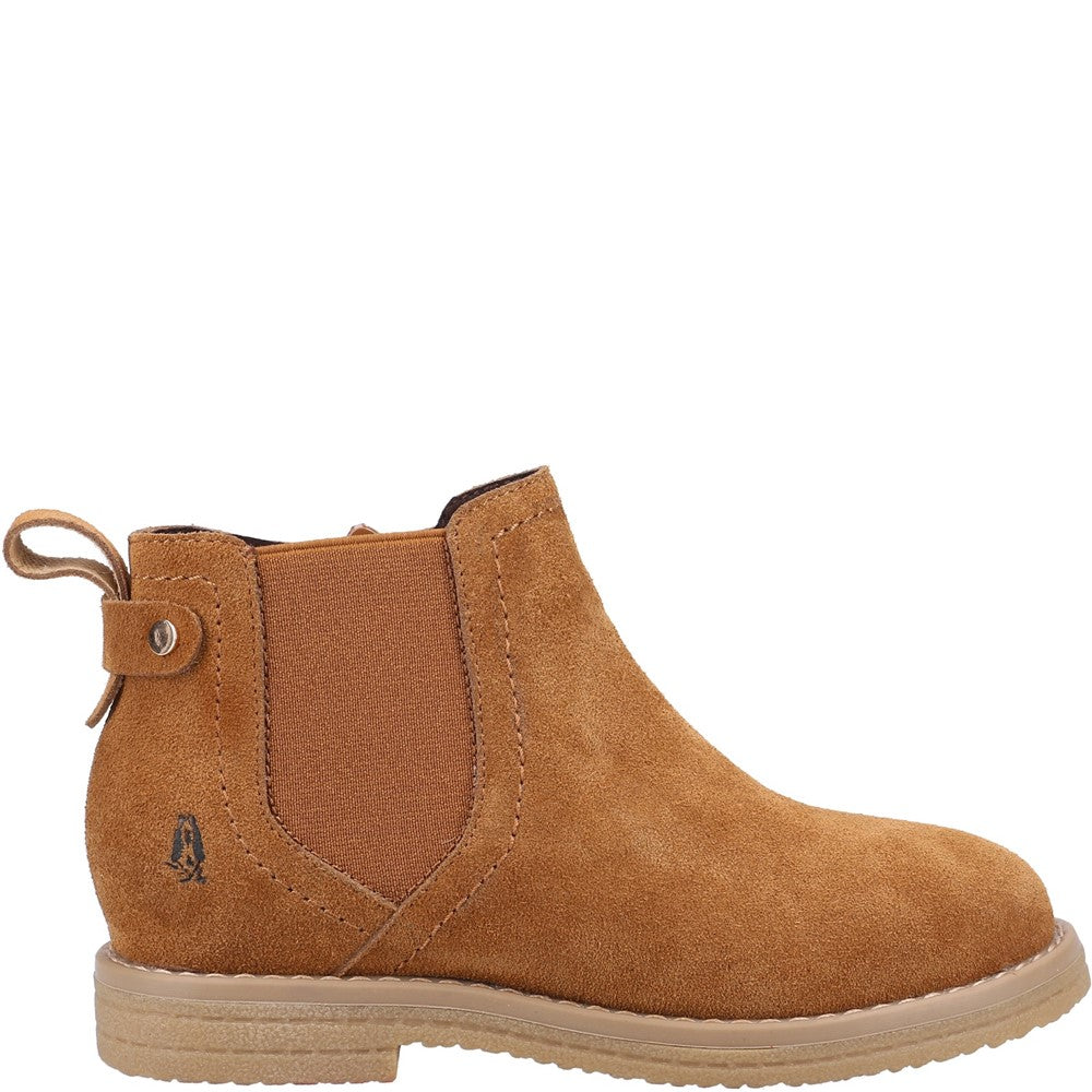 Girls Boots Tan Hush Puppies Mini Maddy Boot