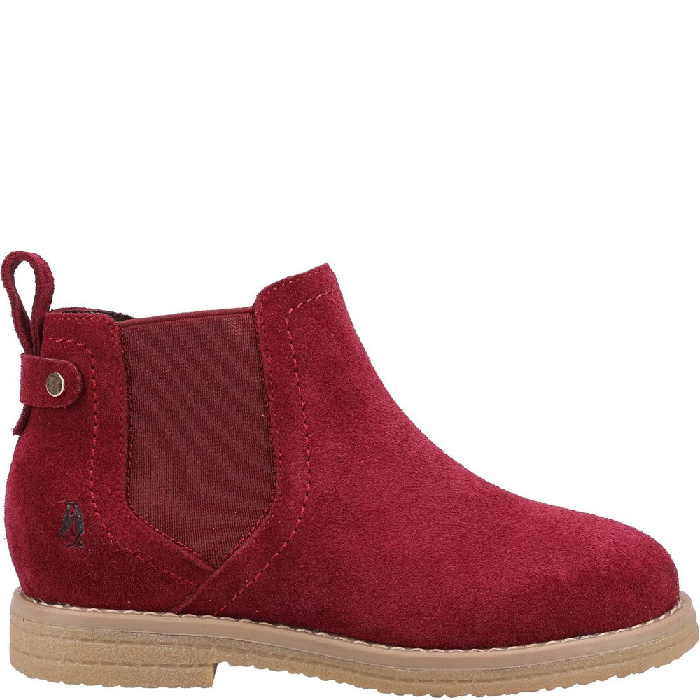 Hush puppies red boots hotsell