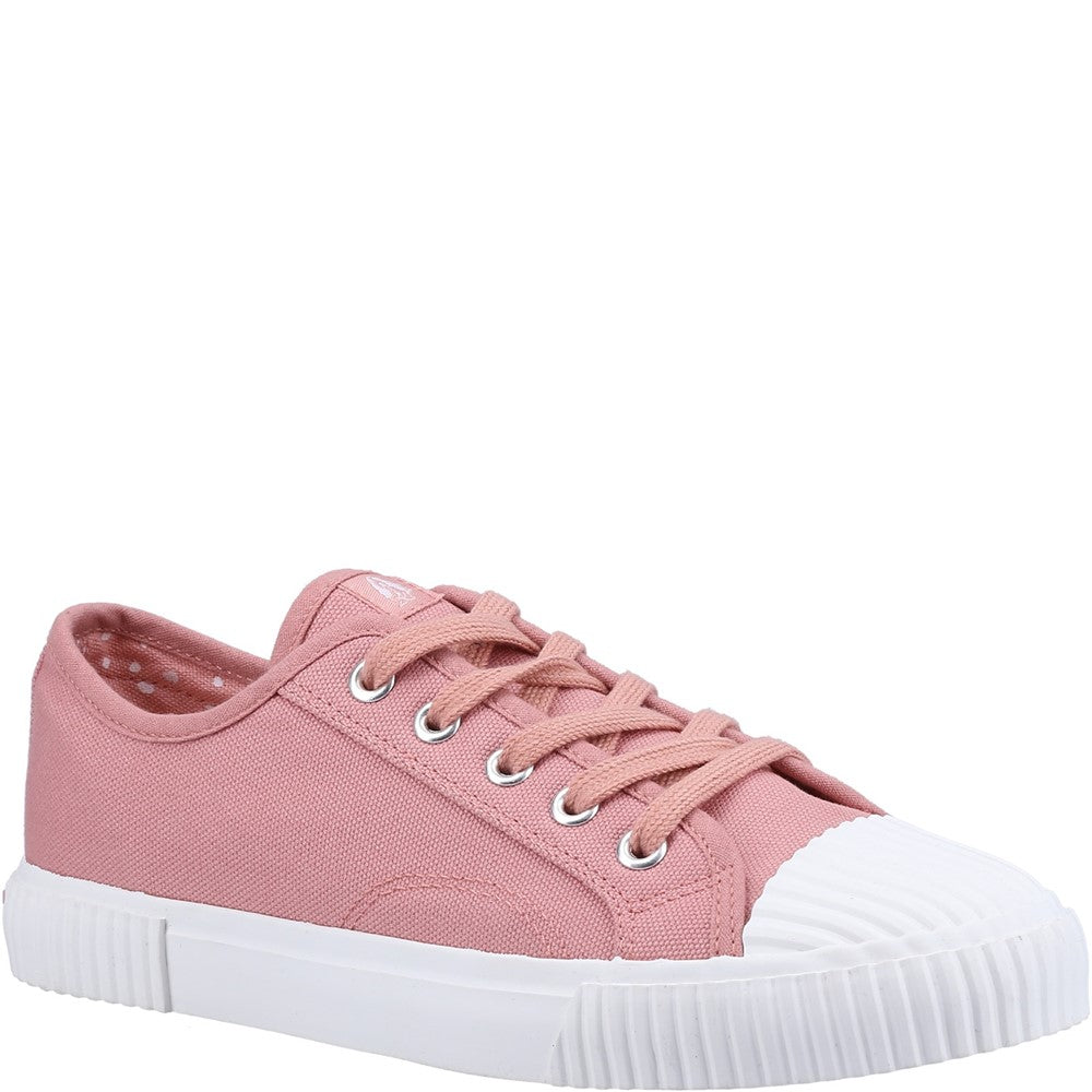 Pink canvas sneakers on sale