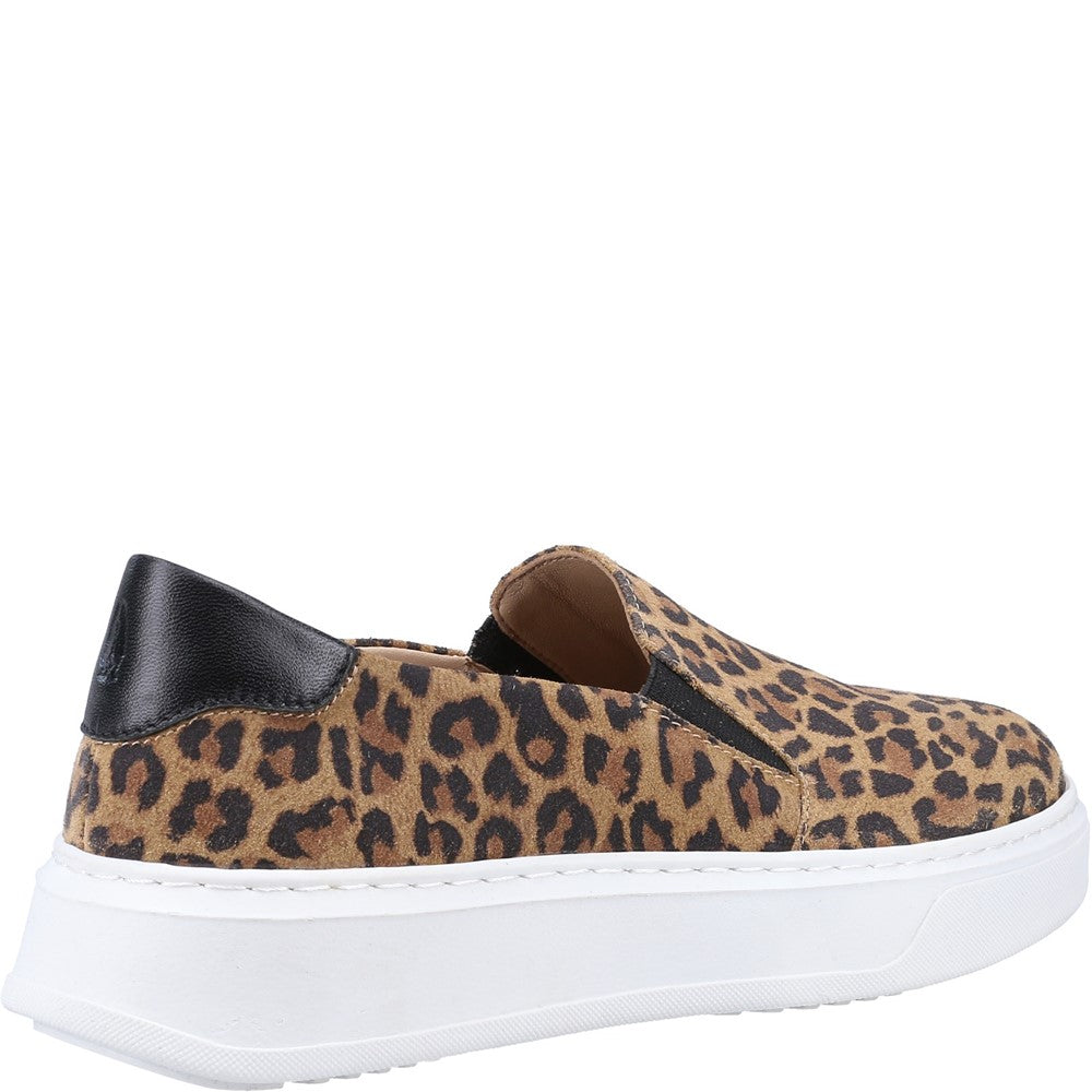 Leopard slip on trainers on sale