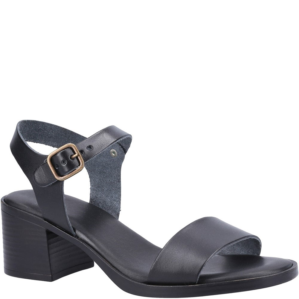 Ladies Heeled Sandals Black Hush Puppies Gabby Sandal