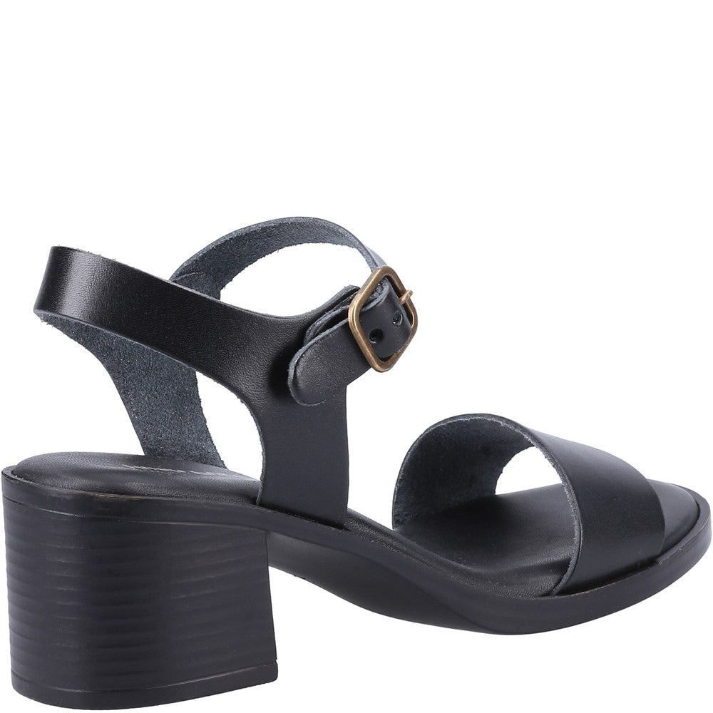 Ladies Heeled Sandals Black Hush Puppies Gabby Sandal