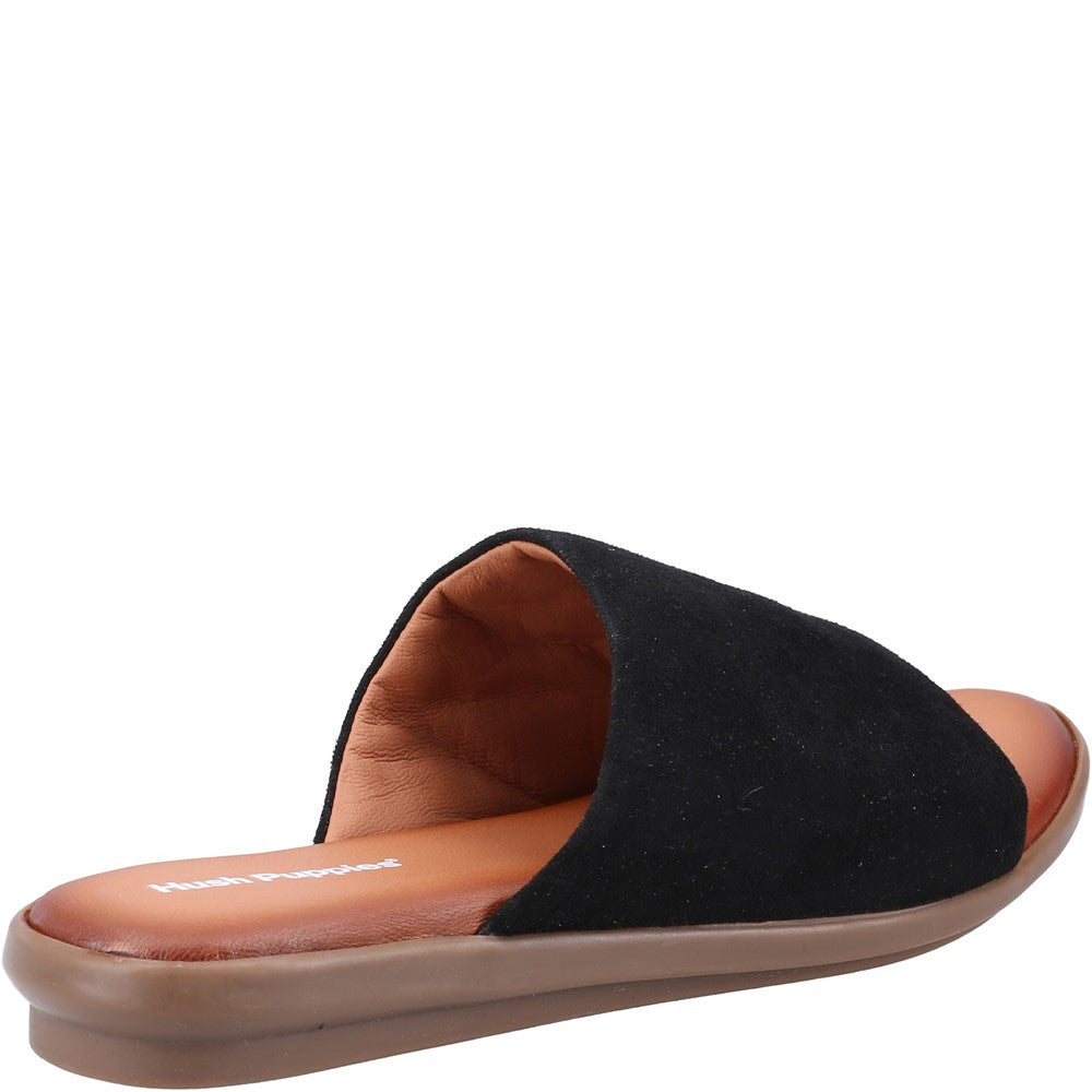 Sandal Ladies Summer Black Hush Puppies Krystal Mule Sandal