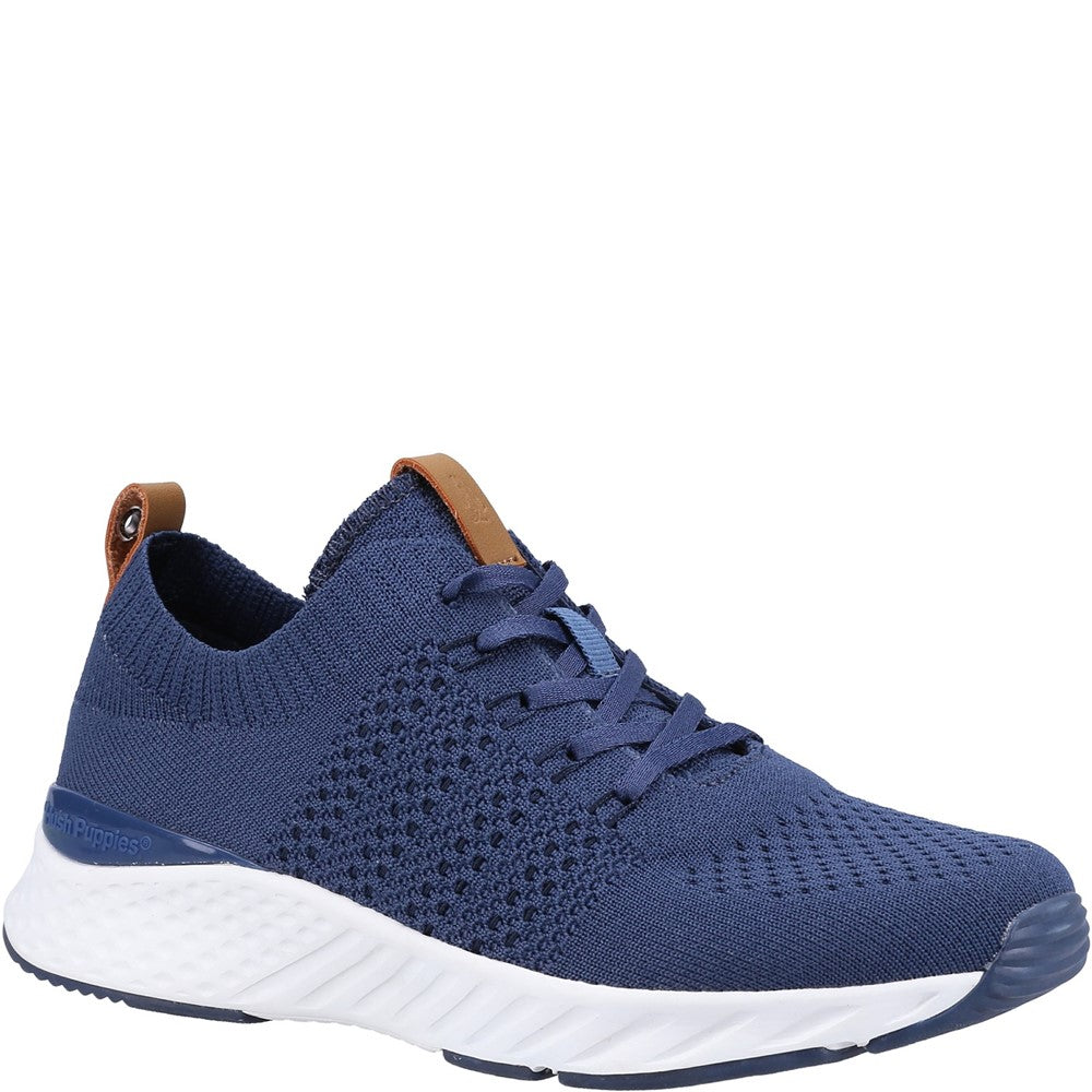Ladies Sports Navy Hush Puppies Opal Trainer