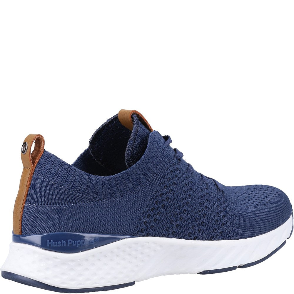 Ladies Sports Navy Hush Puppies Opal Trainer