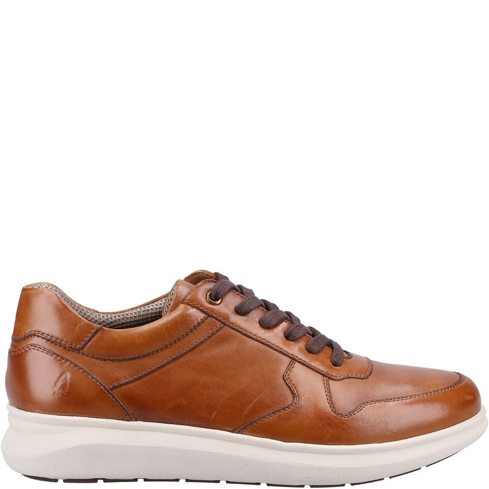 Mens Sports Tan Hush Puppies Braxton Sneaker