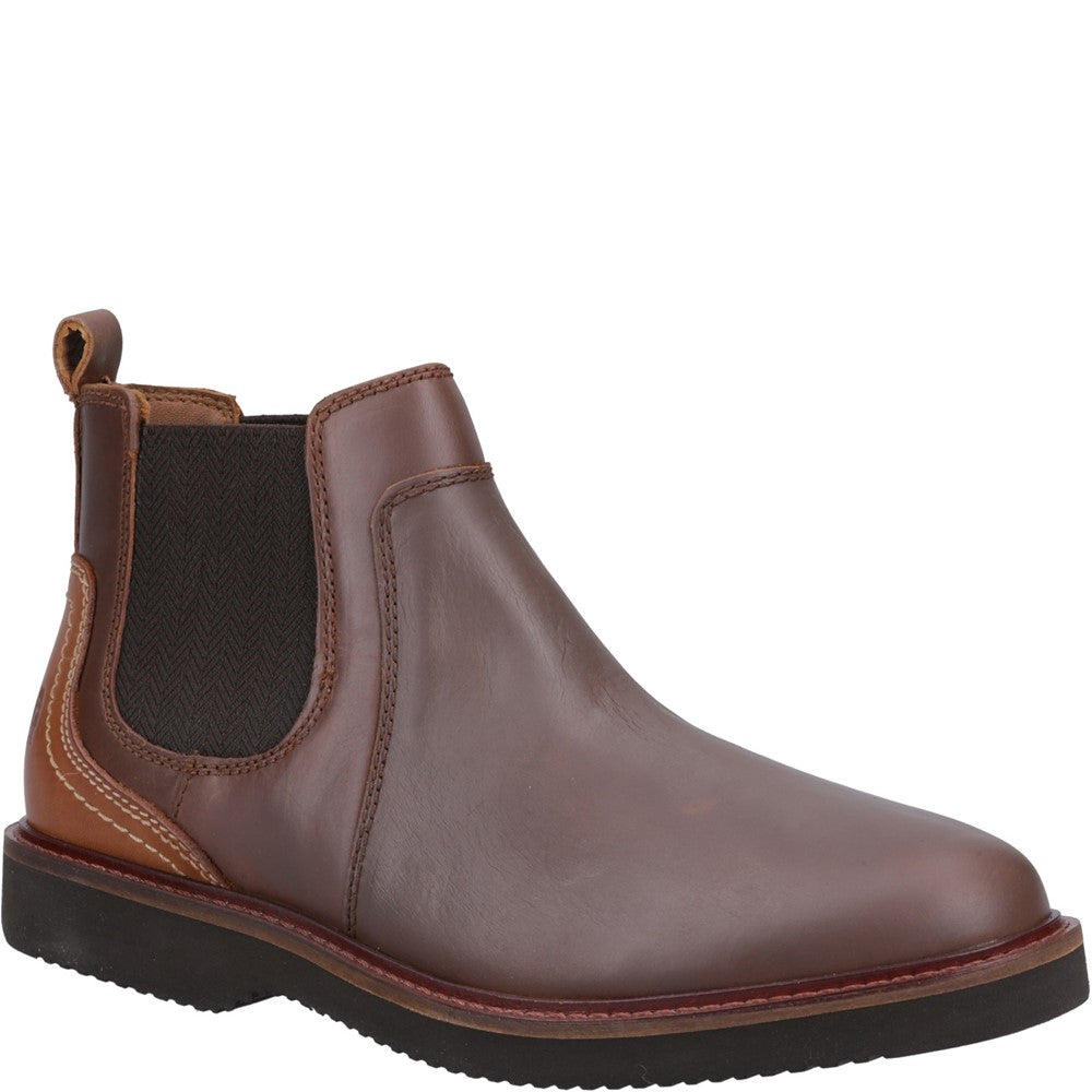 Mens Boots Brown Hush Puppies Warren Chelsea