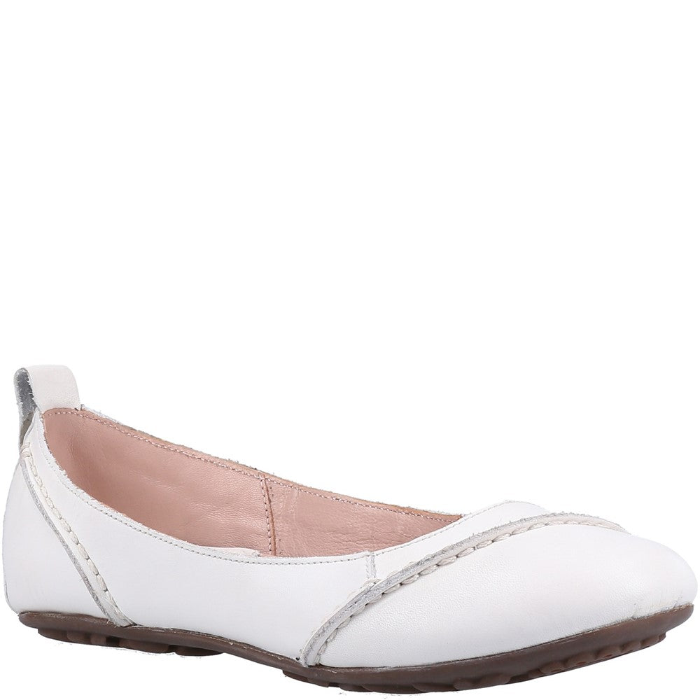 Ballerinas White Hush Puppies Janessa Ballerina