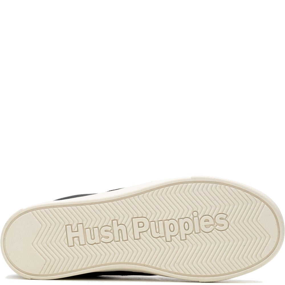 Ladies Sports Black Hush Puppies The Good Low Top Shoe