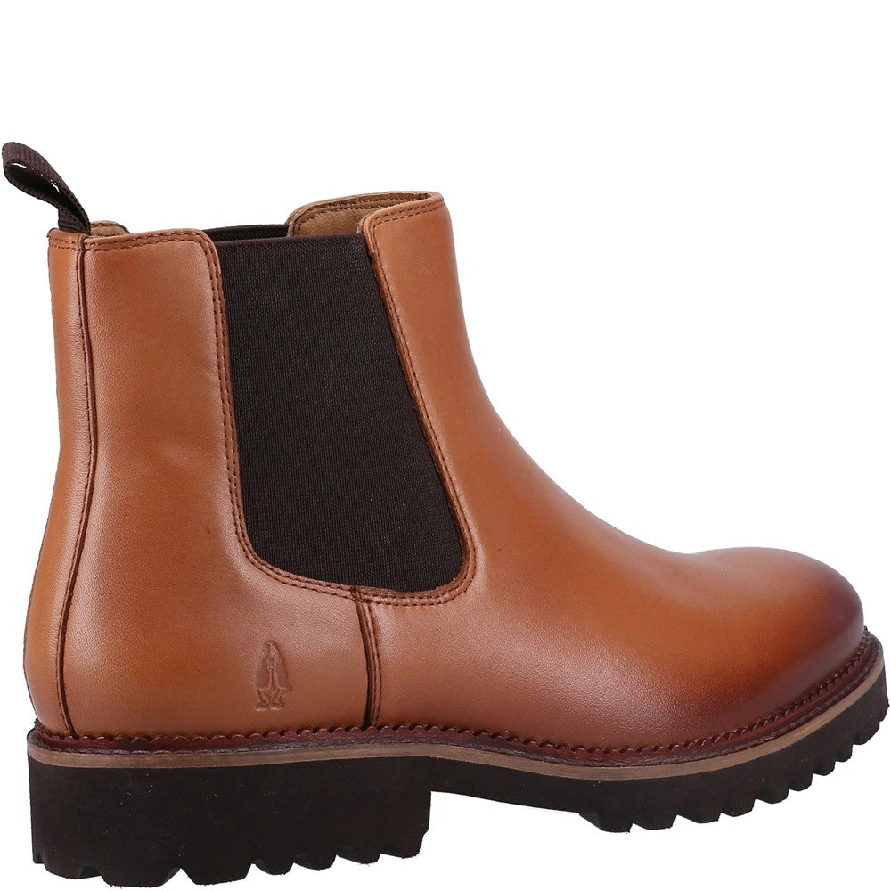 Ladies Ankle Boots Tan Hush Puppies Gwyneth Chelsea Boot
