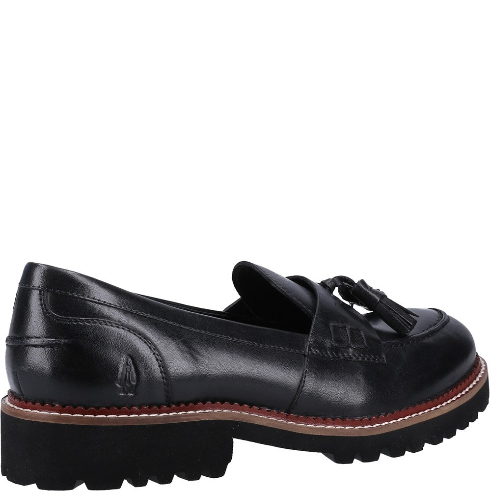 Slip On Ladies Shoes Black Hush Puppies Ginny Loafer